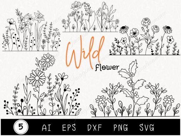 Download Wildflower Bundle Svg Flower Bouquet - Flower bouquet Collection