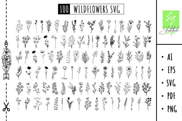 Download Flower Svg Flower Bundle Svg Wildflowers - Flower bundle Collection